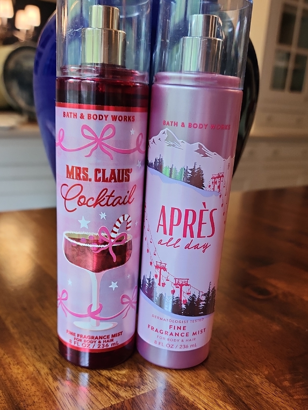 Bath & Body Works NWT Mrs. Claus Cocktail & Apres All Day Full Size Fragrance